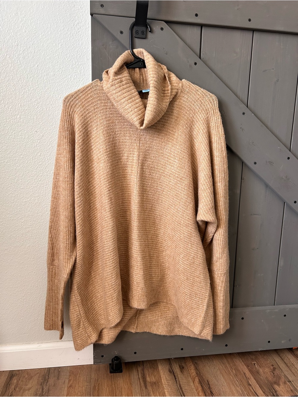 Cozy Beige Turtleneck Sweater